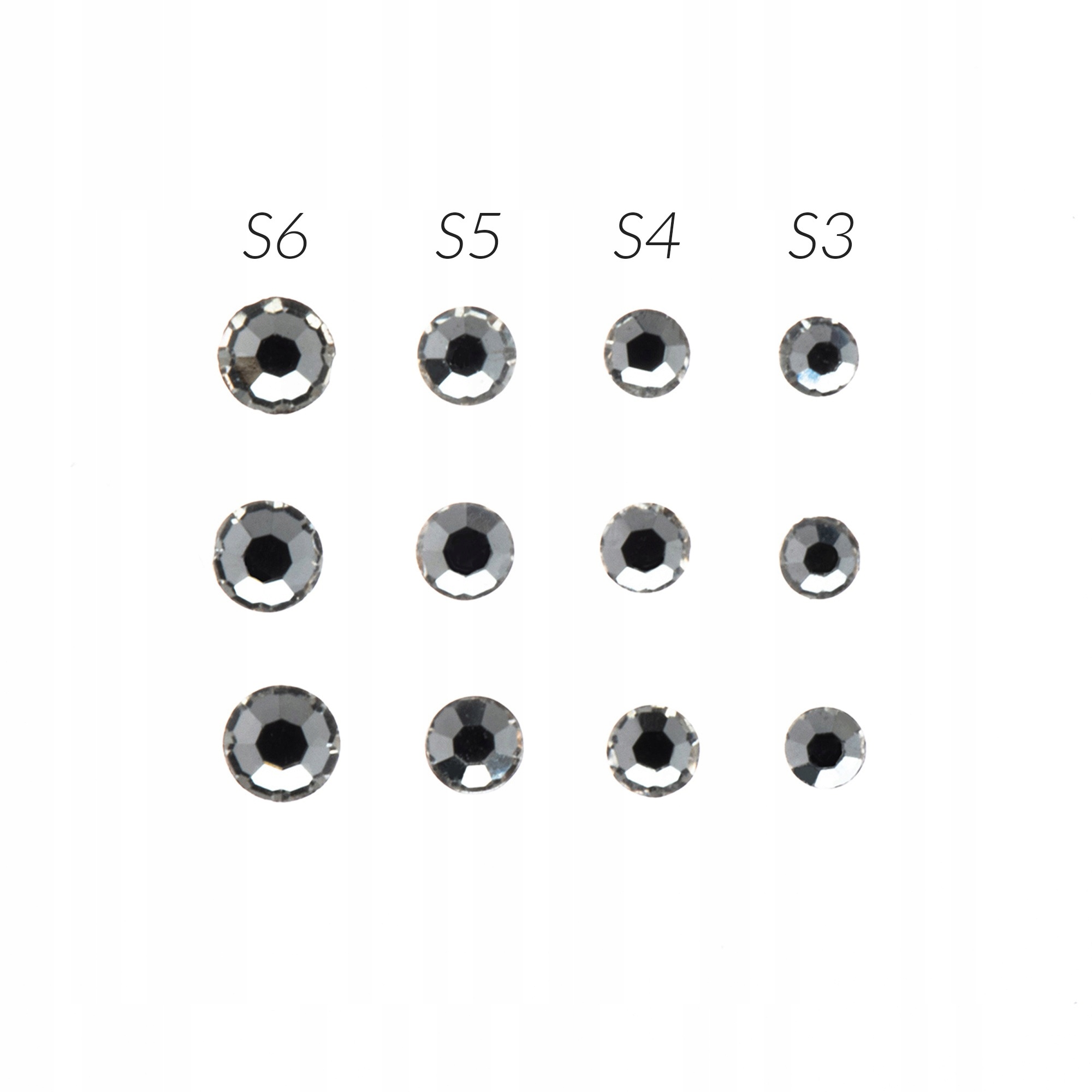 

Cyrkonie Typu Swarovski Kryształowe rozm S6 1440