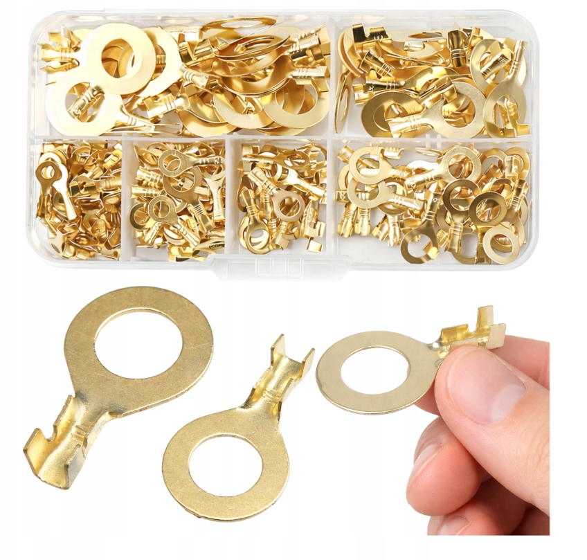 150 sztuk miedzianych zacisków zaciskanych Open Barrel Cable Pin Connectors Kit