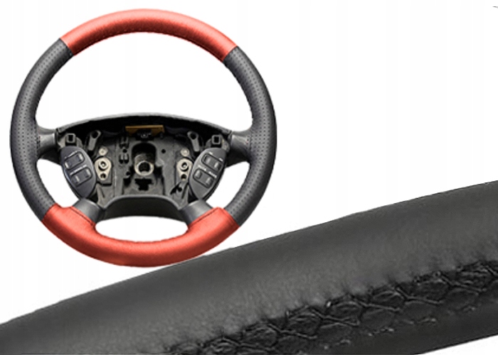 POKROWIEC NA KIEROWNICĘ NA OSTRO 4 KAWAŁKI