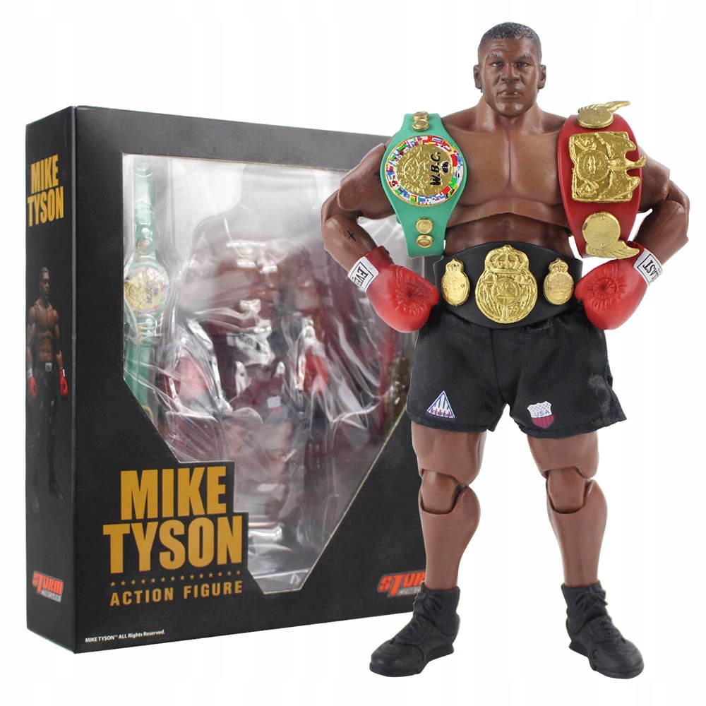 Klasická figurka Mike Tyson 17 cm Mistr Wbc mistrovské pásy