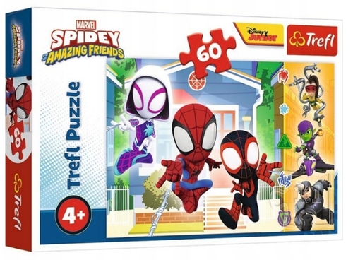 

Puzzle 60 Spiderman W Świecie Spidey'a Trefl 17371