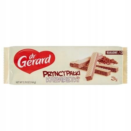 18 Sztuk Gerard Pryncy Kakao 164G Kabaretki