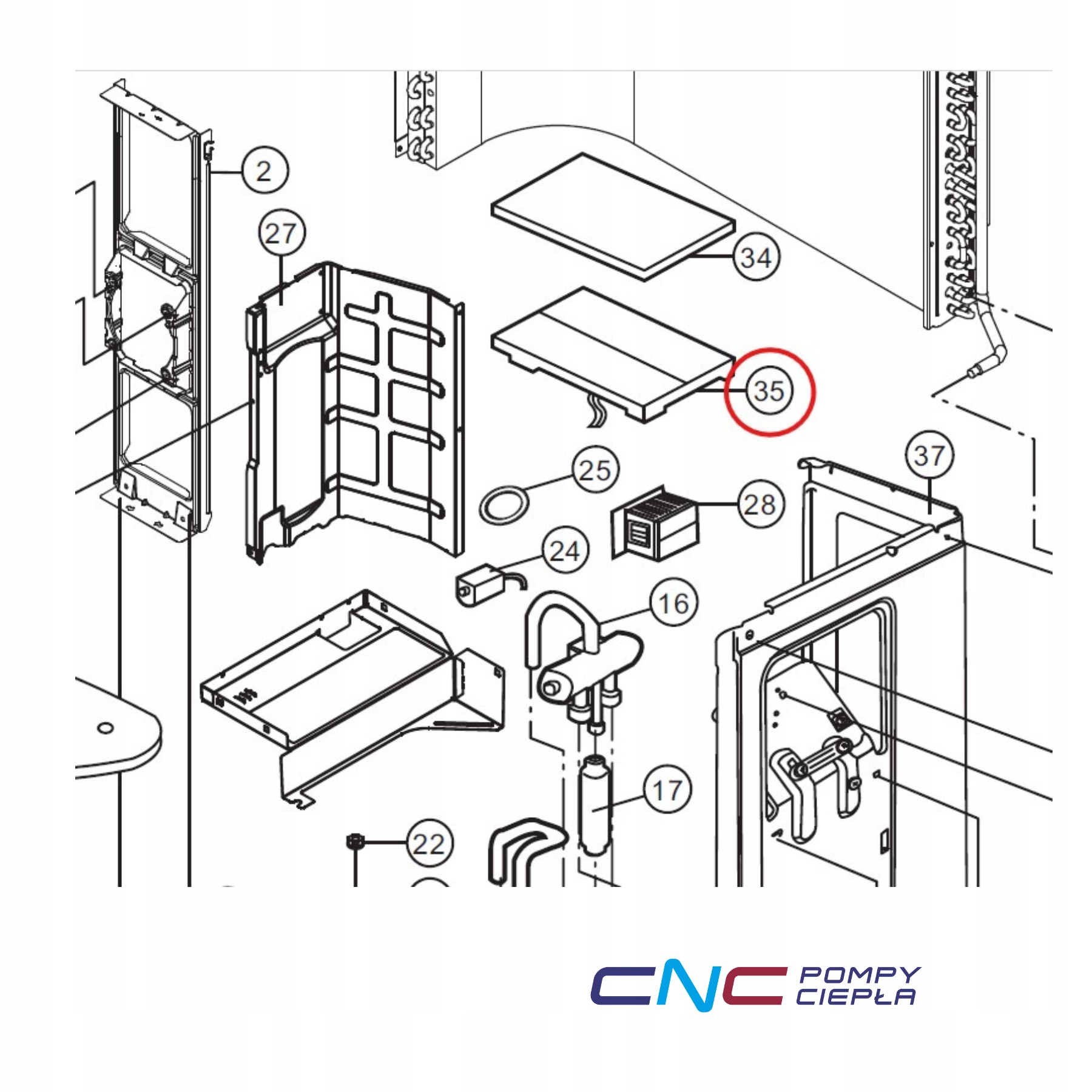 Panasonic ACXA73C73640R ovládacia doska klimatizačného zariadenia Pcb
