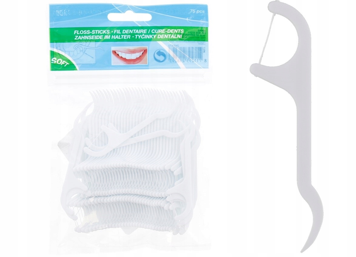 

Soft Nić Dentystyczna Wykałaczka miętowa 75 szt.