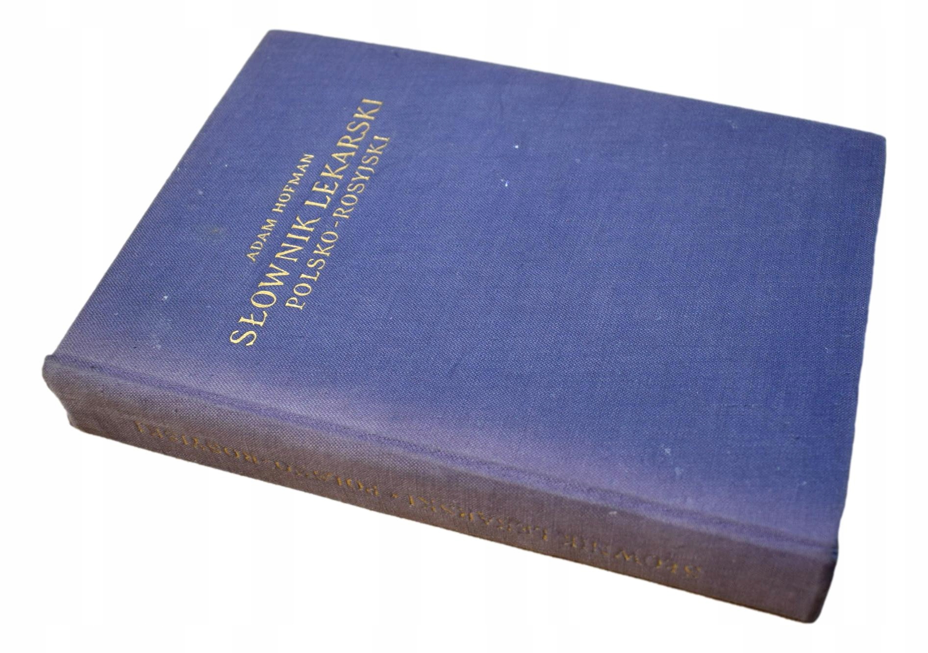 SŁOWNIK LEKARSKI POLSKO ROSYJSKI Hofman