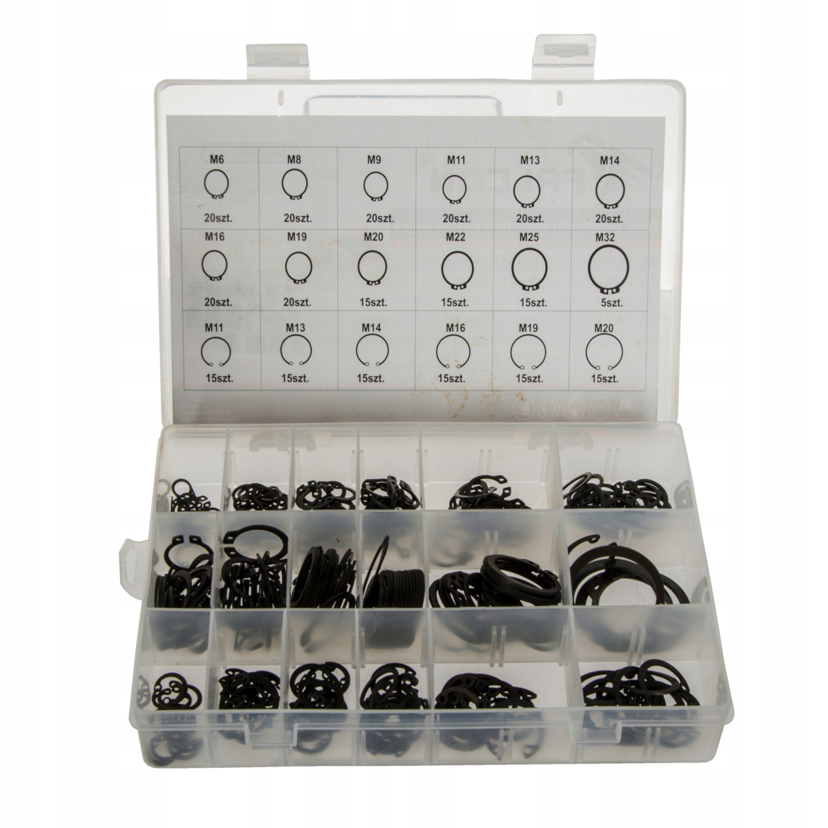 ZESTAW PIERŚCIEŃI SEGERA zewn. i wew. 300szt. Marka Falcon