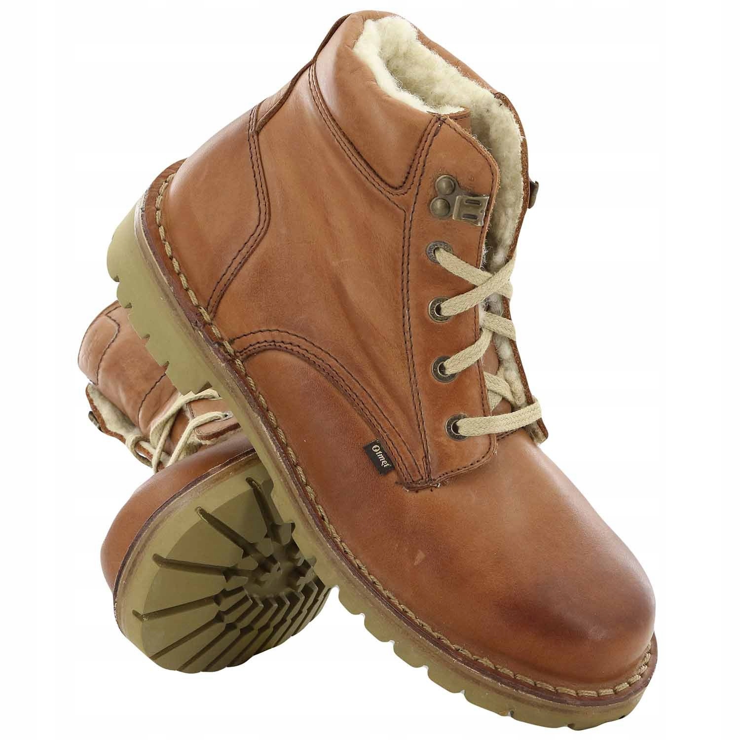 Otmęt zimní kožená obuv zateplená ovčí vlnou OT-420-DO euroobuv