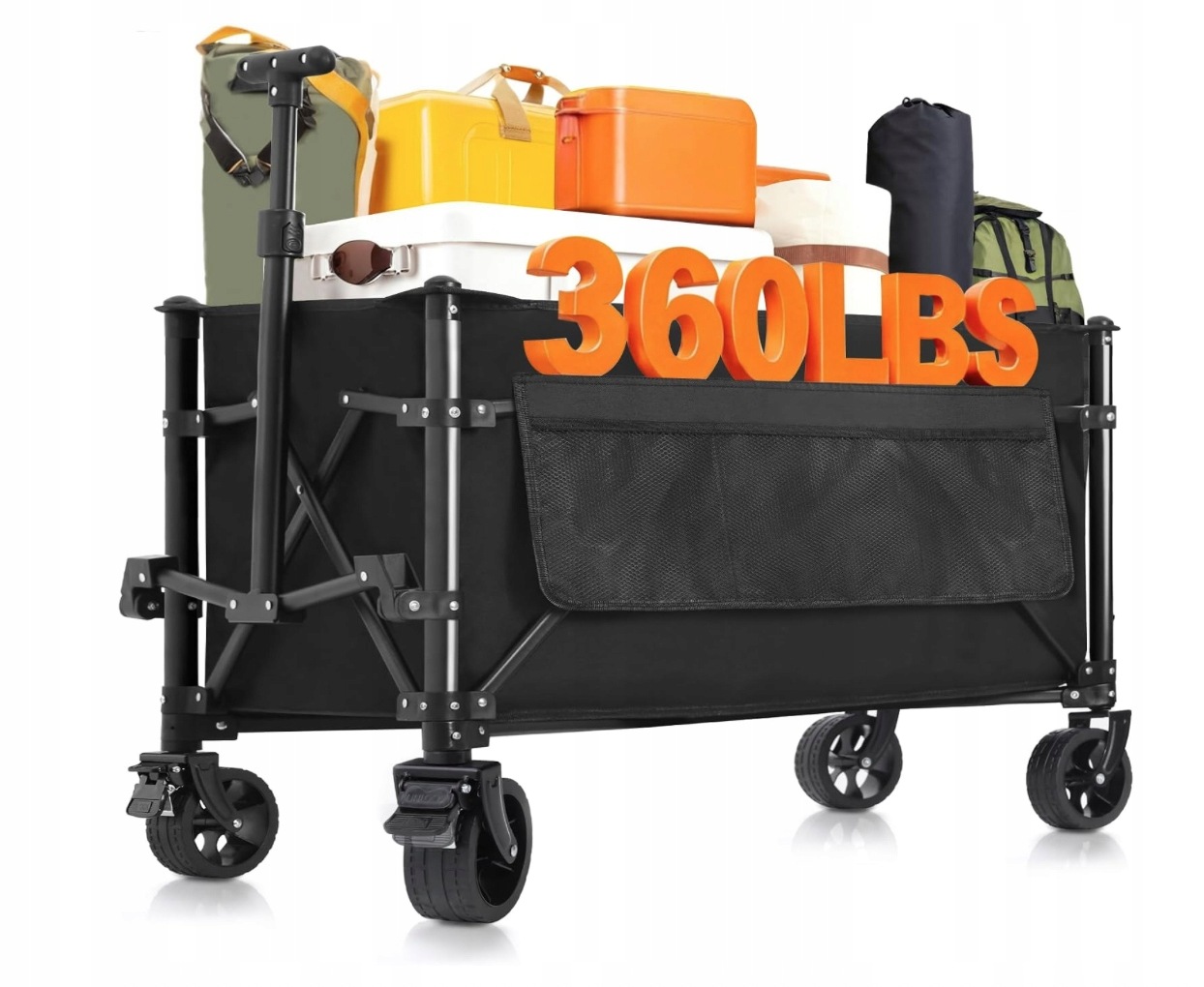 Składany Wózek Turystyczny Plażowy Ogrodowy Favoyard – 150L 79x48x58cm