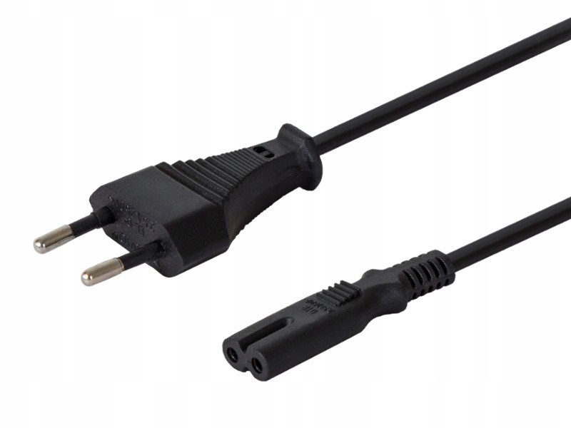 

Kabel Zasilający Radiowy C7 2-pin 1,5m Ósemka Euro