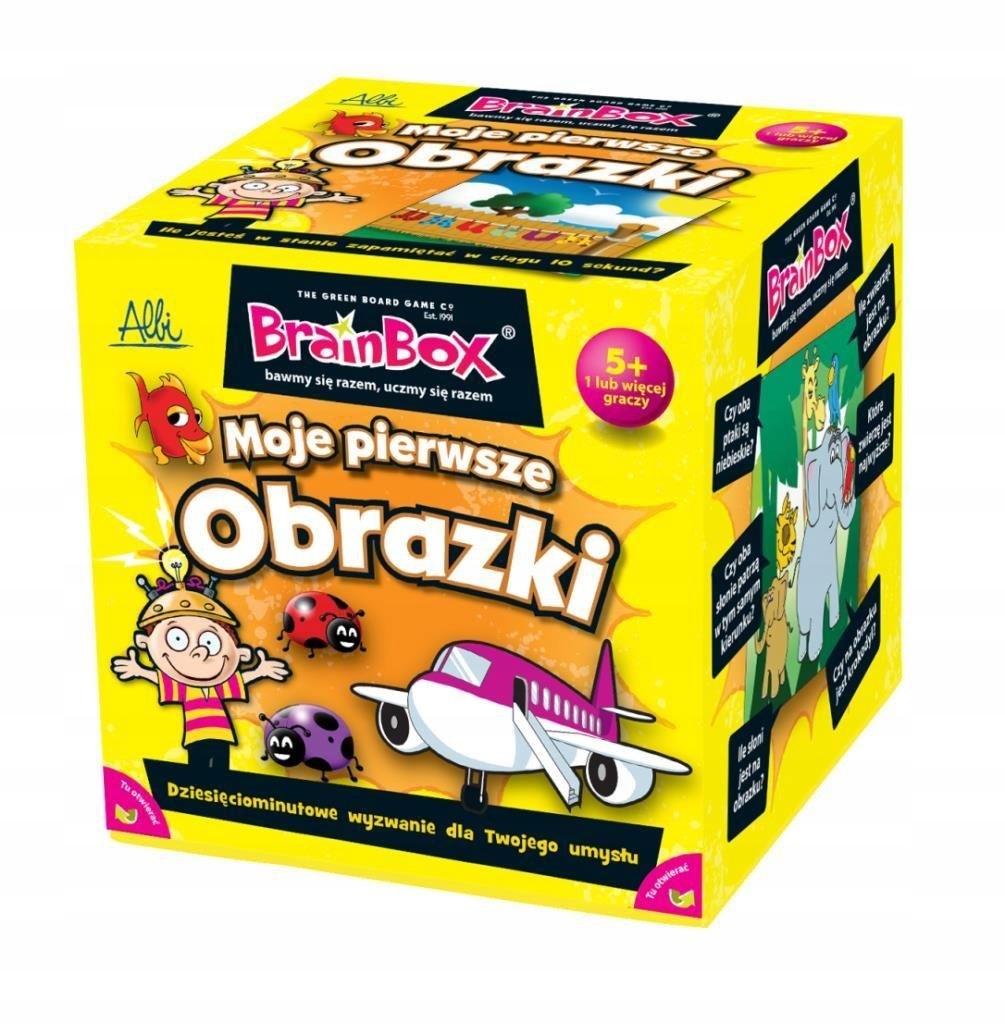 Brain Box Moje Pierwsze obrazki Gra planszowa 4+ Brainbox