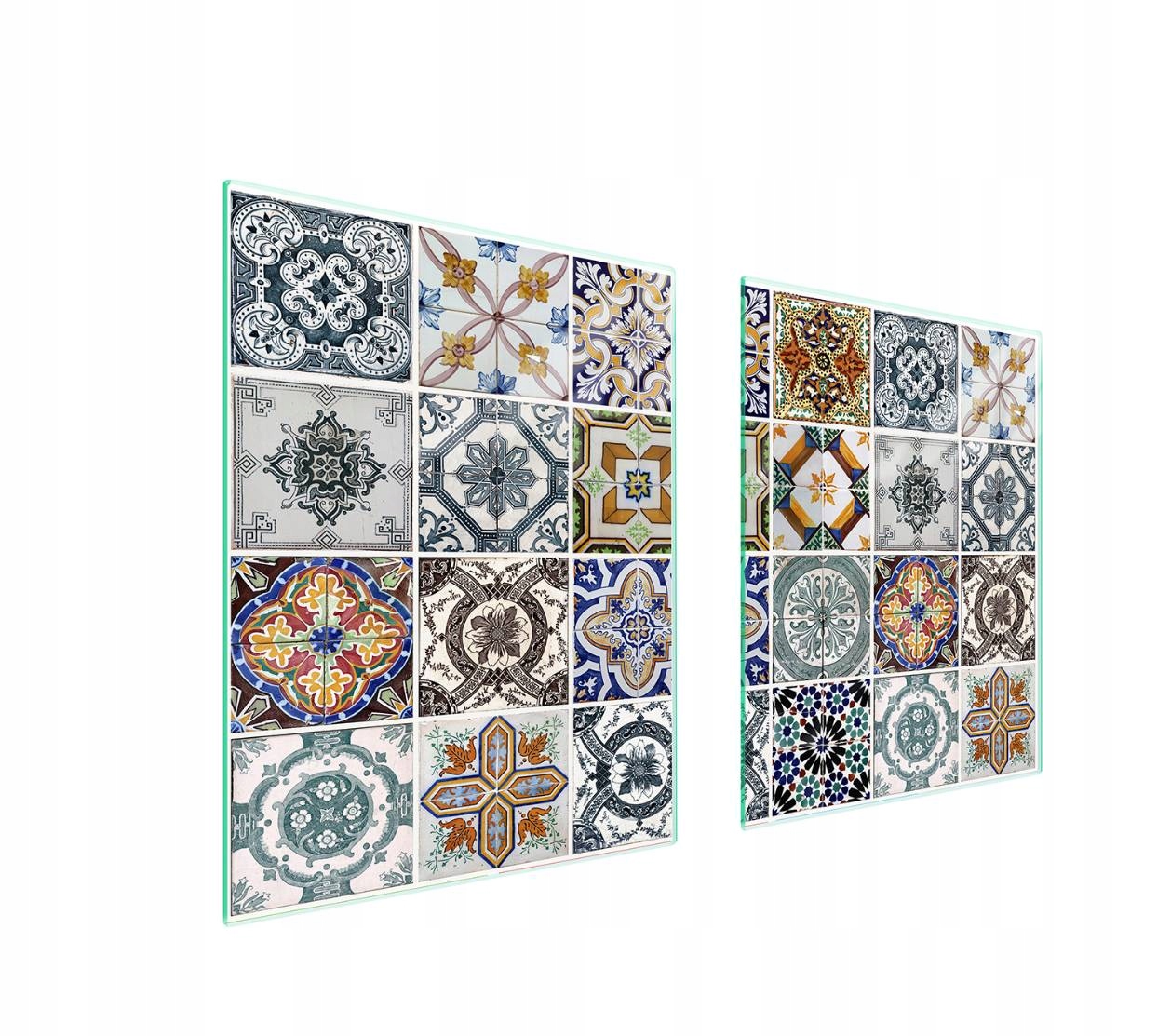 7v1 Skleněná ochranná deska na sporák 85x52 Mozaika