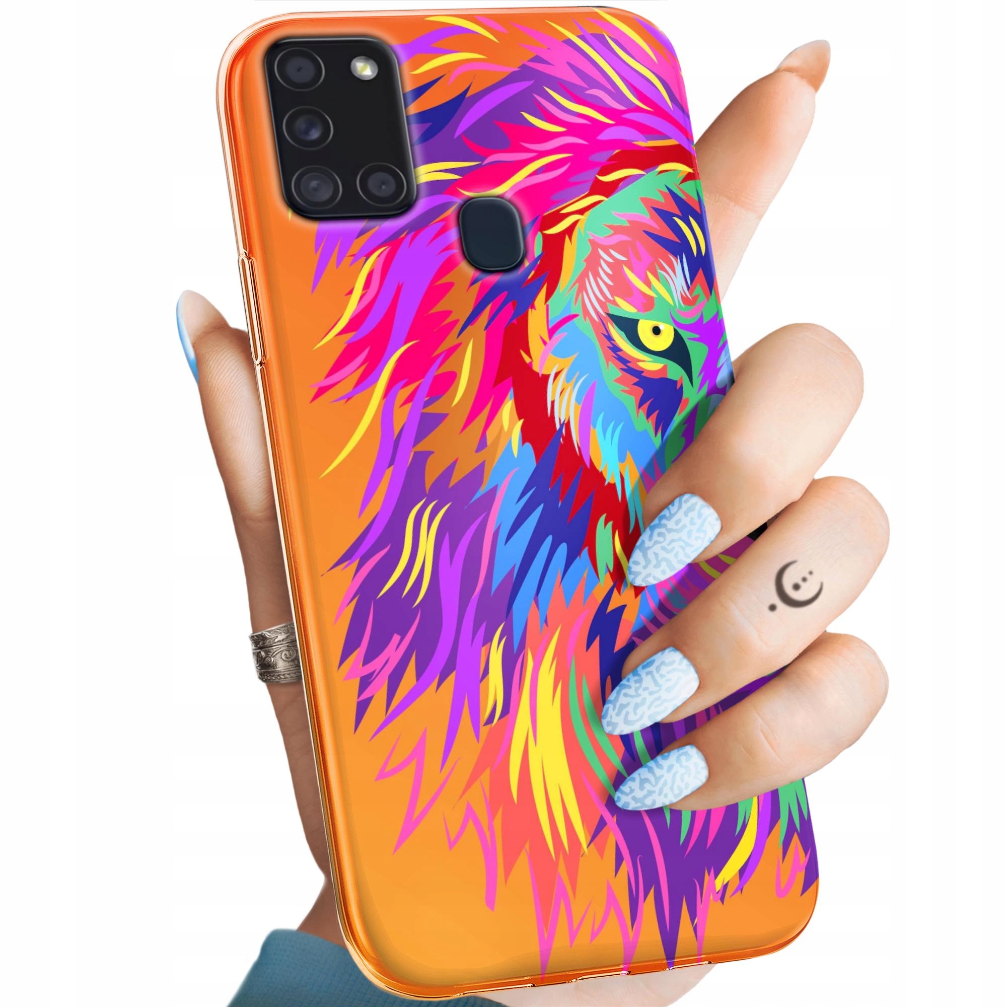 Etui Do Samsung Galaxy A21S Neonowe Neon Jaskrawe Obudowa Pokrowiec