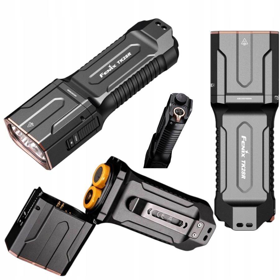 Led svítilna Fenix TK28R, světelný tok 6500 lm, dosah až 400 m, Usb-c