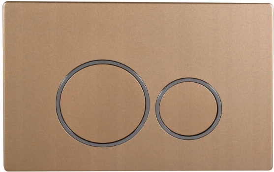 Tlačítko Dopio zlaté je vhodné pro stojan Wc Geberit Duofix Delta UP100