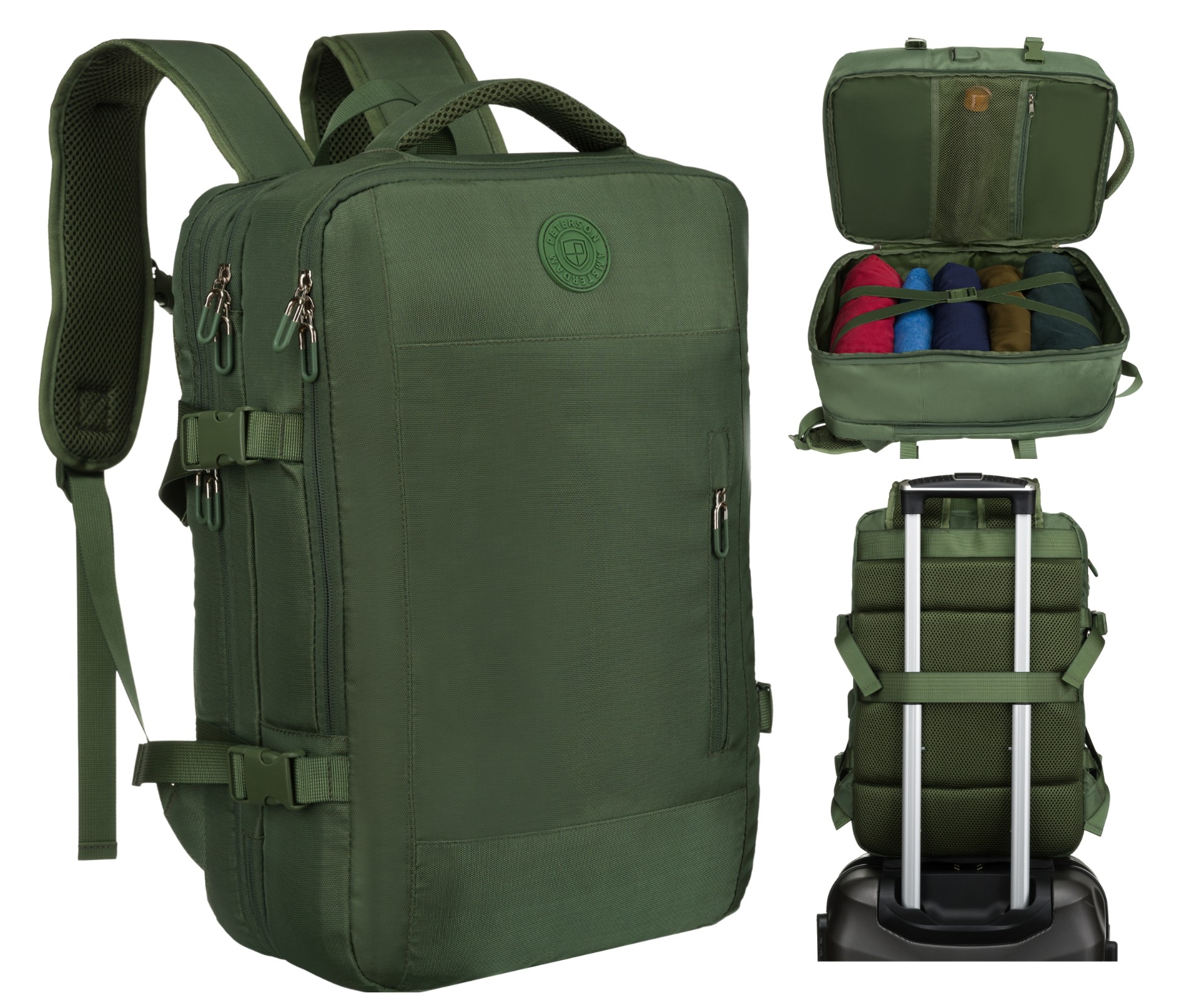 Batoh Do Letadla Cestovní Na Notebook Příruční Zavazadlo Silná Taška Peterson