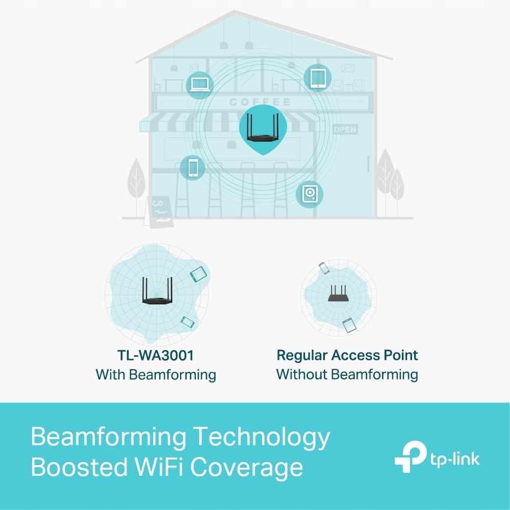 TP-LINK Punkt Dostępu Wi-Fi 6 AX3000 Dual Band PoE WPA3 Gigabit — miniatura 6