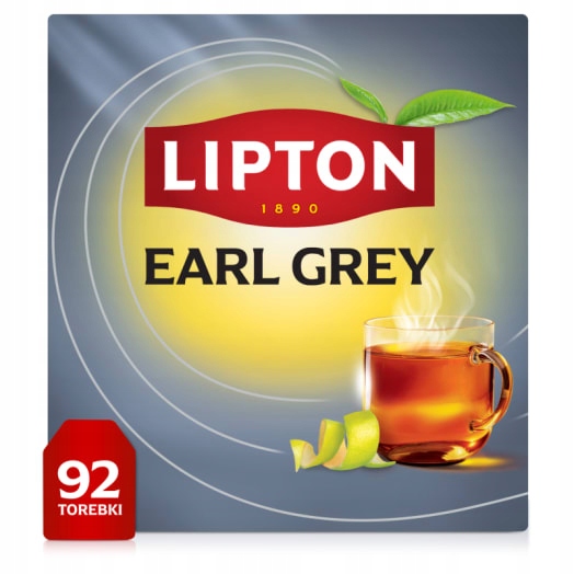 Levně Lipton Earl Grey Čaj černý Classic 92 sáčků ex.