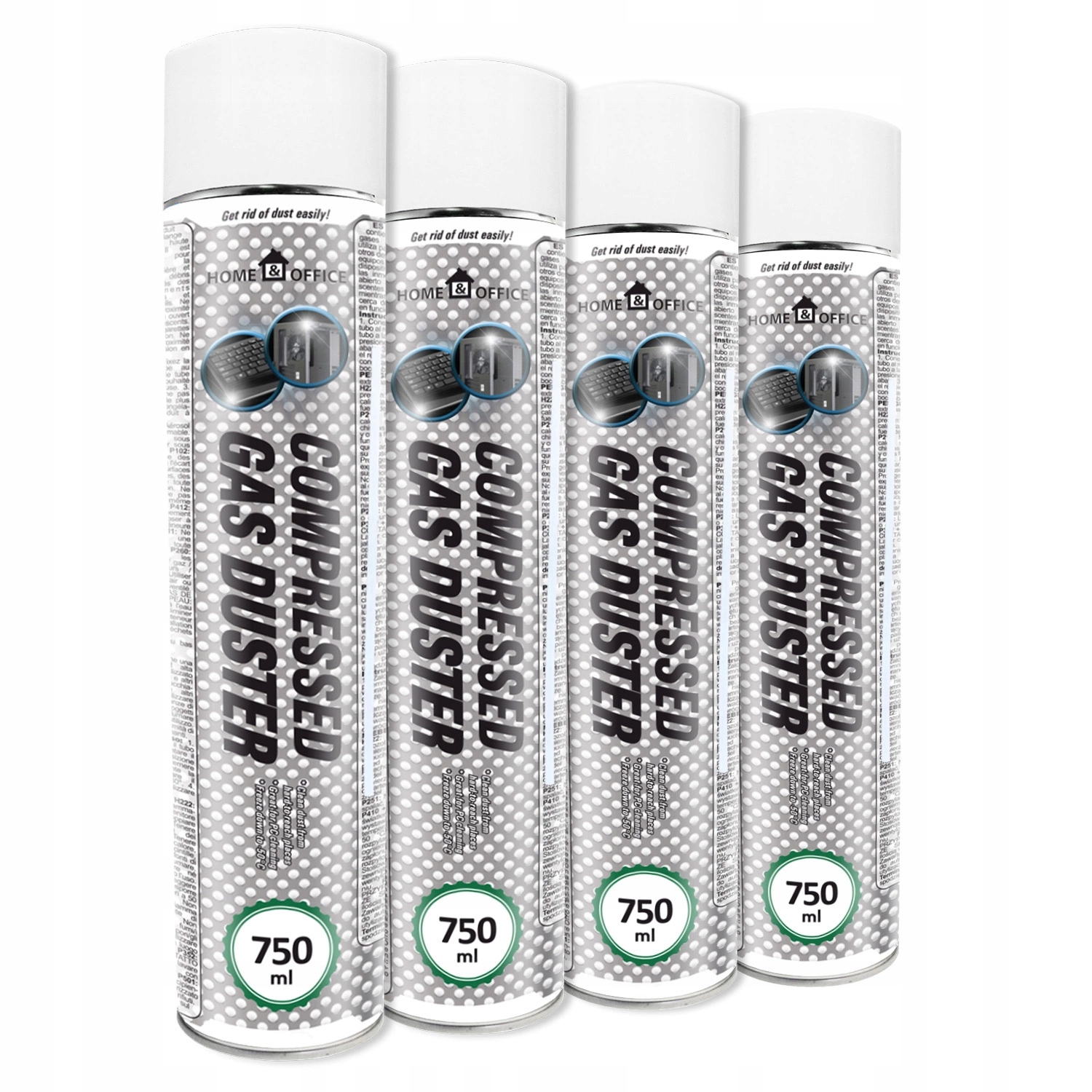 4x AABcooling sprężone-powietrze 750 ml rurka-15 cm