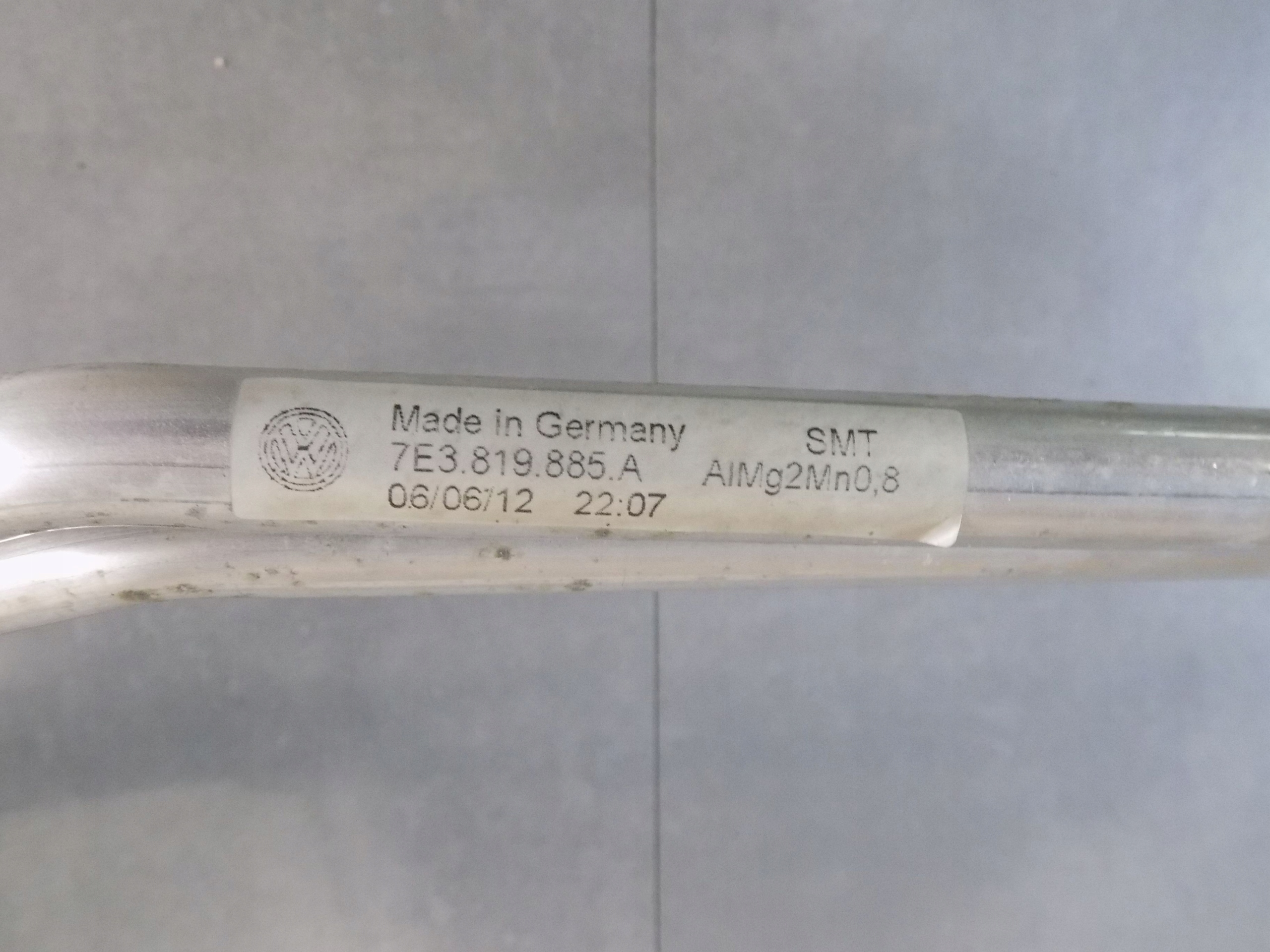 VW T5 LIFT RURKI prijenos vode 7E3819885A