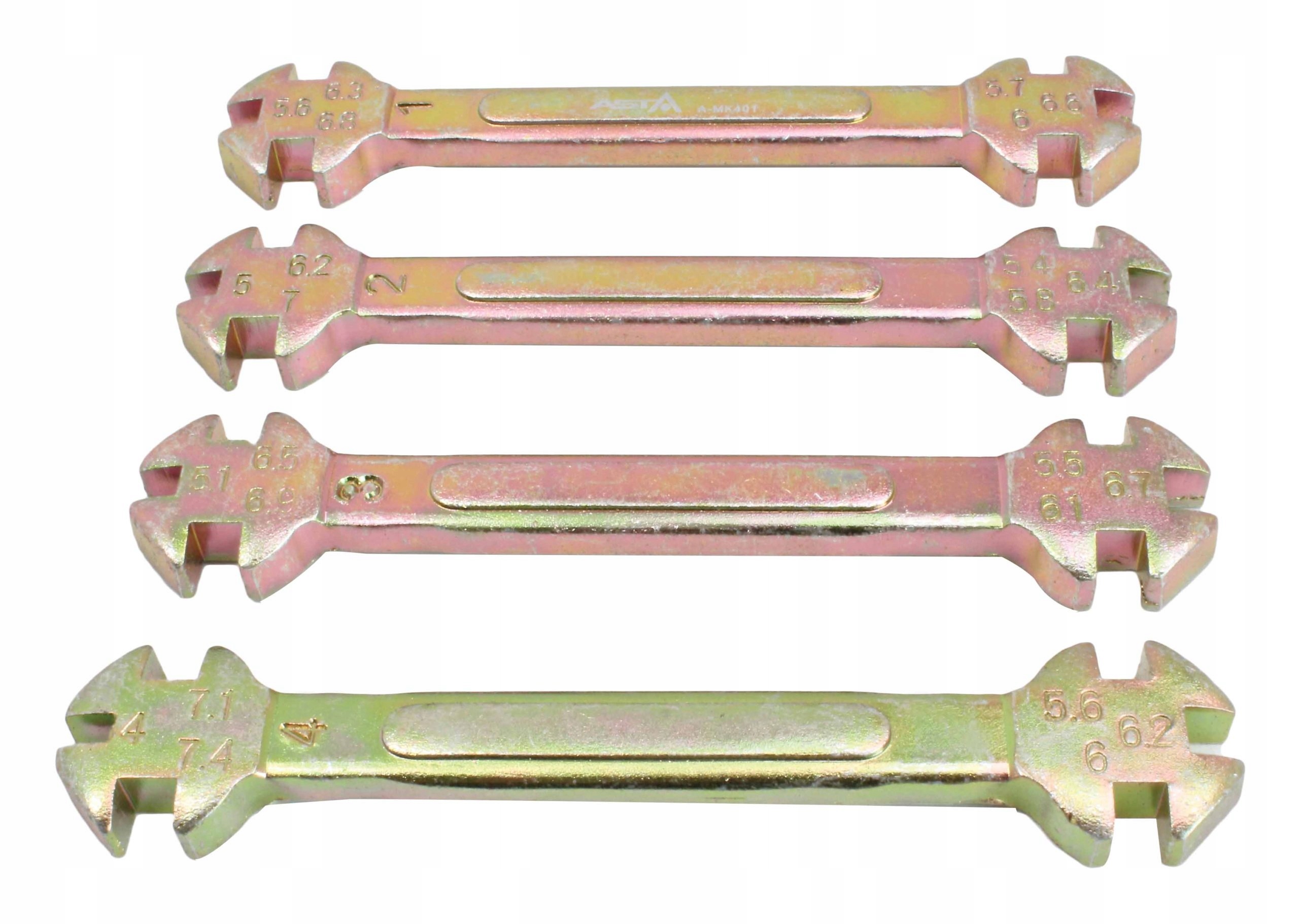 Klucze do szprych motocyklowych centrowania 4-7.4