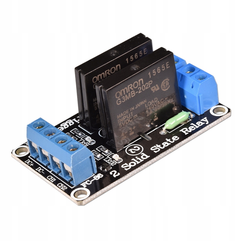 

Przekaźnik elektroniczny Ssr 2-kanały 5V Arduino