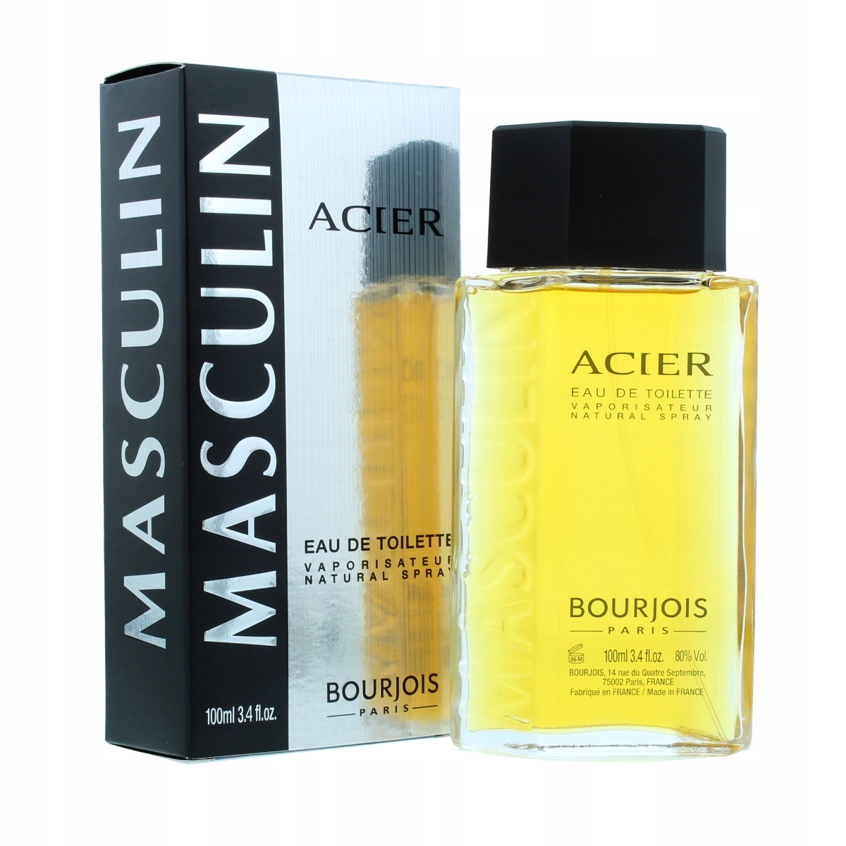Bourjois Masculin Acier 100ml Woda toaletowa mężczyzna Edt Robo