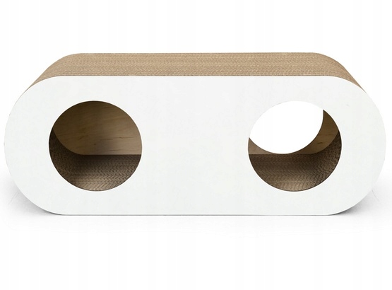 Levně Odolné škrabadlo s funkcí pro kočky – Gattino Coco Bílá 75 cm