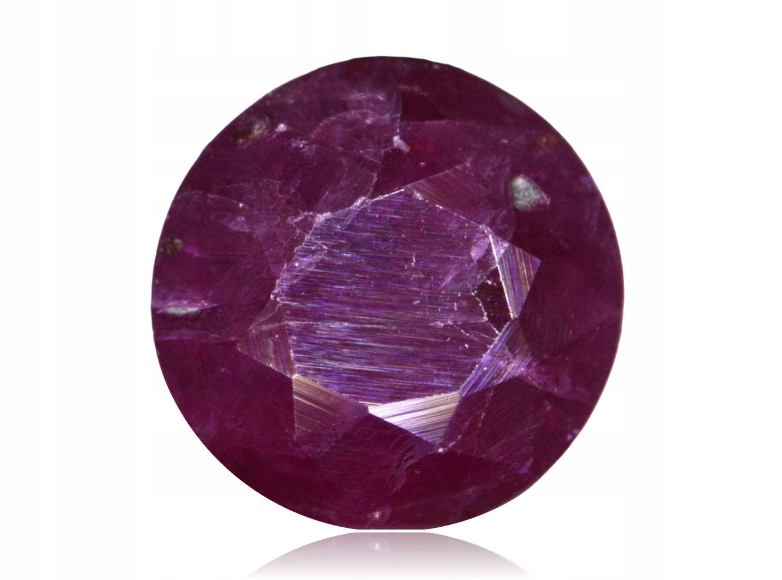 Rubín 0.54ct Kulatý eCertifikát Wbd