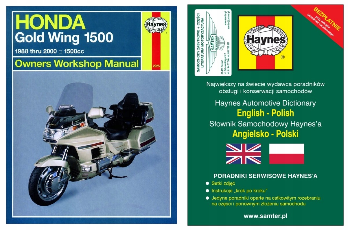 Honda Gold Wing GL 1500 1988-00 руководство Haynes