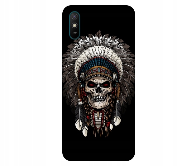 

Etui na telefon Xiaomi Redmi 9A Indianin czaszka