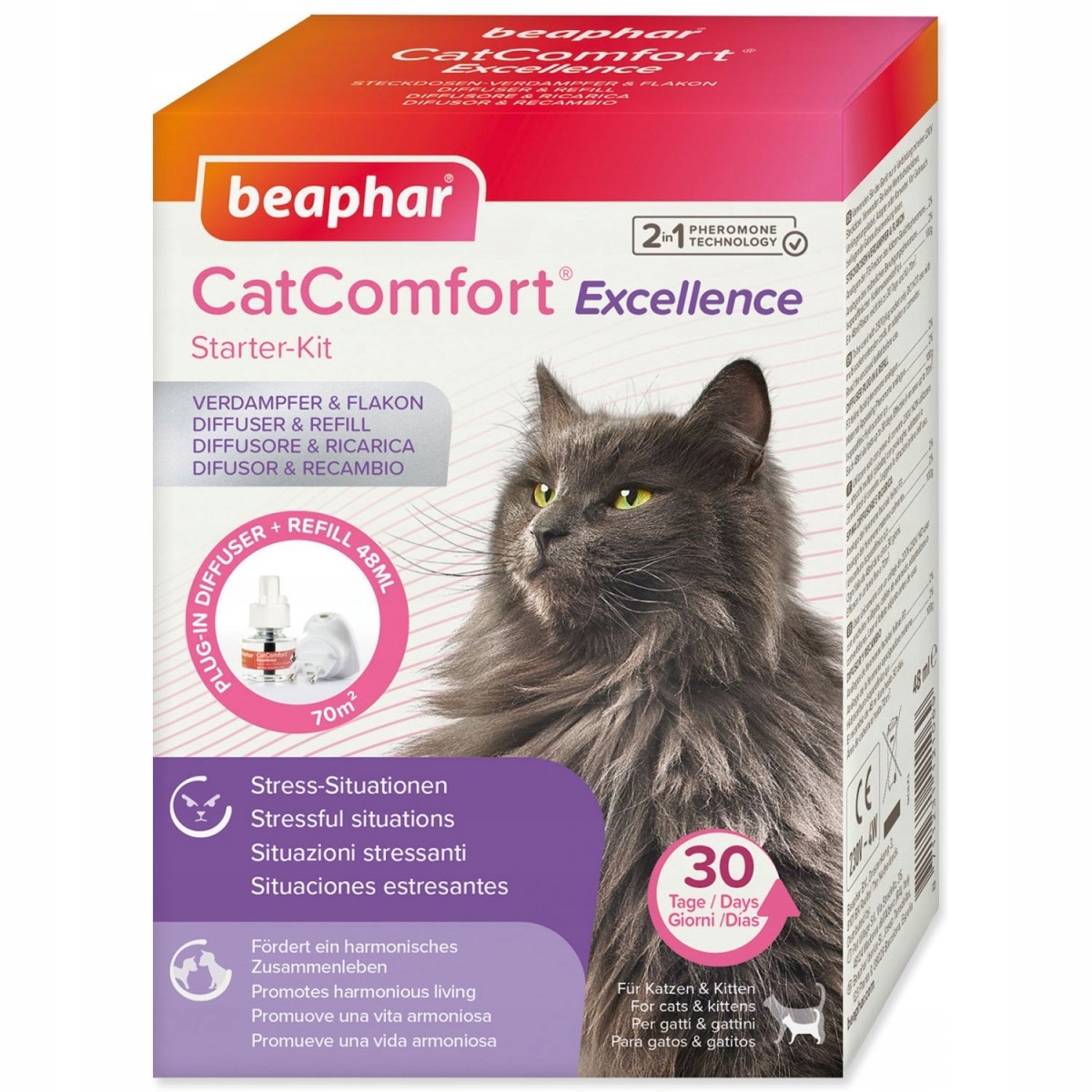 Difuzér CatComfort Excellence sada Kočka 48ml