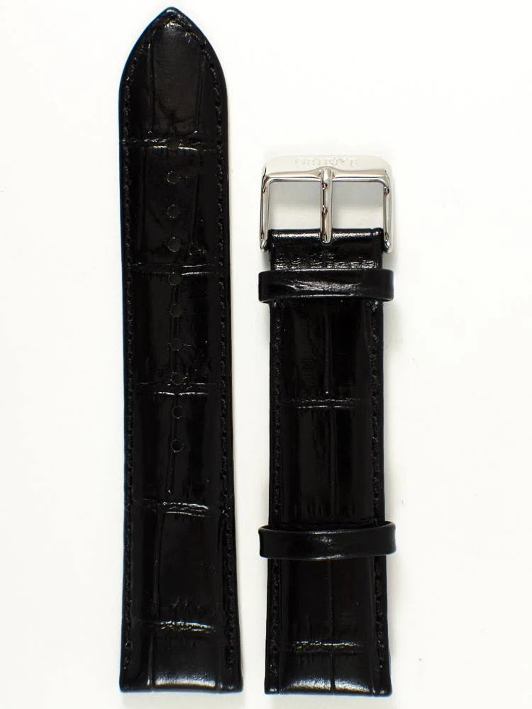 Nový originální černý kožený řemínek Udevhsb pro hodinky Orient 22 mm