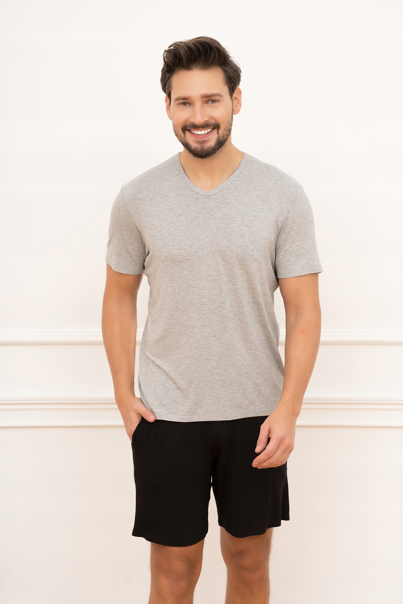 Pánské pyžamo Dallas M šedé Italian Fashion