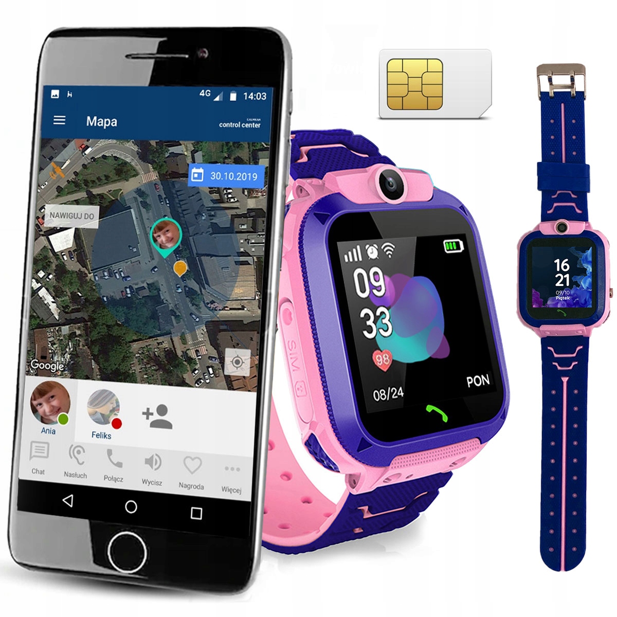 

Smartwatch Calmean Easy Zegarek Dla Dzieci IP67
