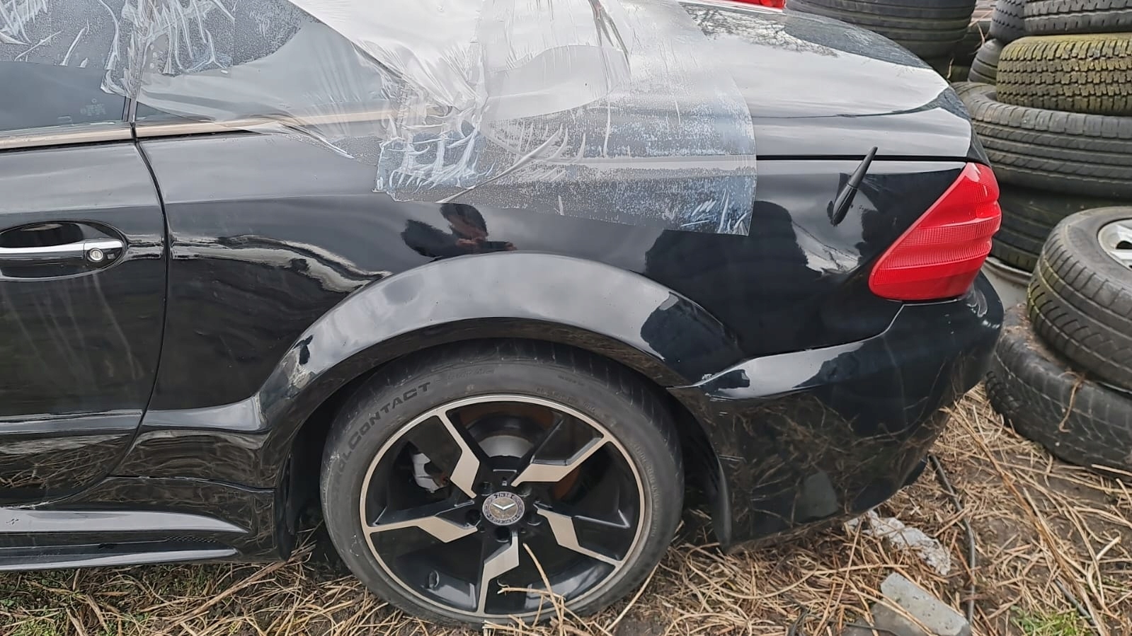 MERCEDES SL W230 PAKIET POSZERZEŃ TUNING FATMAX BLACK SERIES ZDERZAK MASKA Jakość części (zgodnie z GVO) O - oryginał z logo producenta pojazdu (OE)