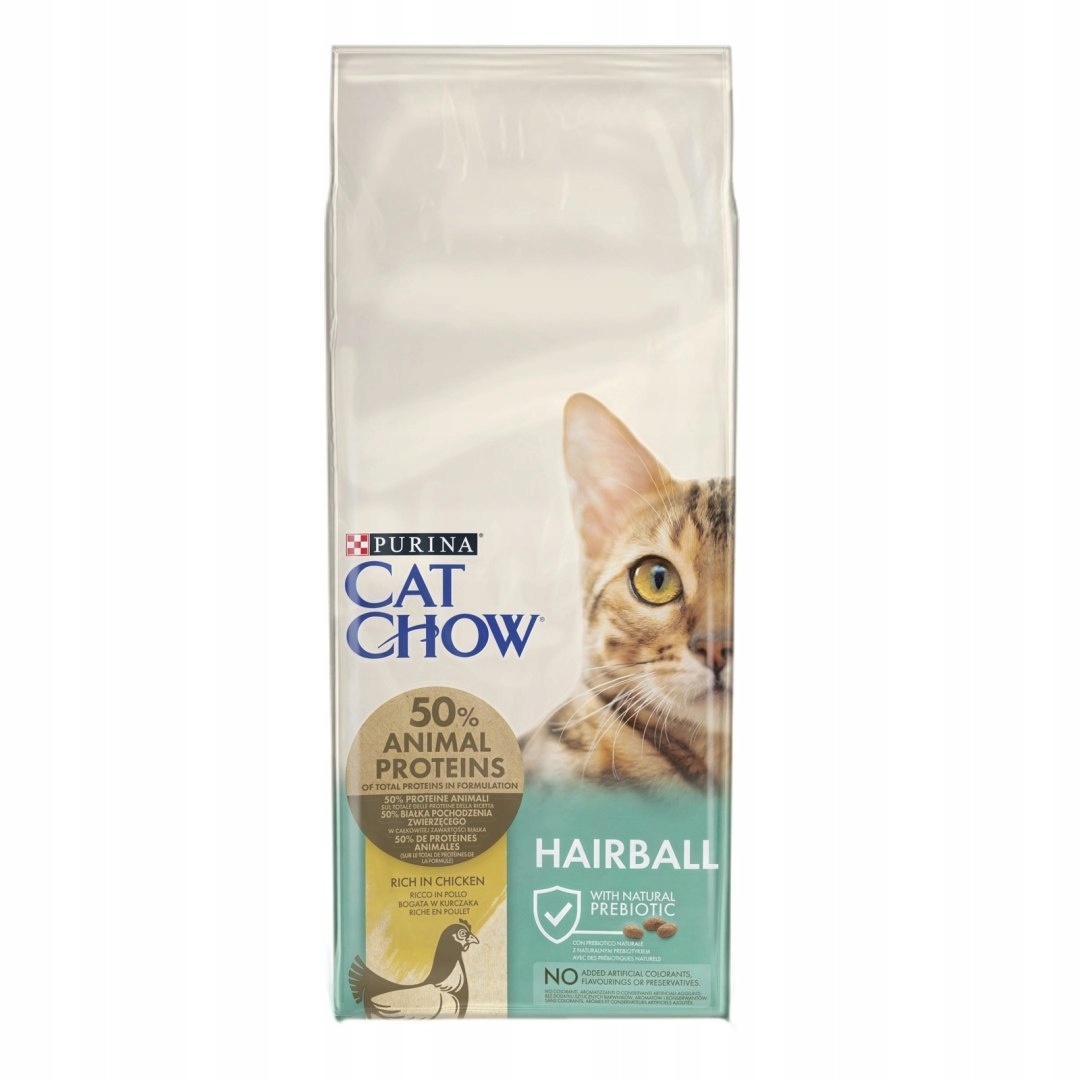 Purina Cat Chow Speciální péče Hairball Control 15 kg
