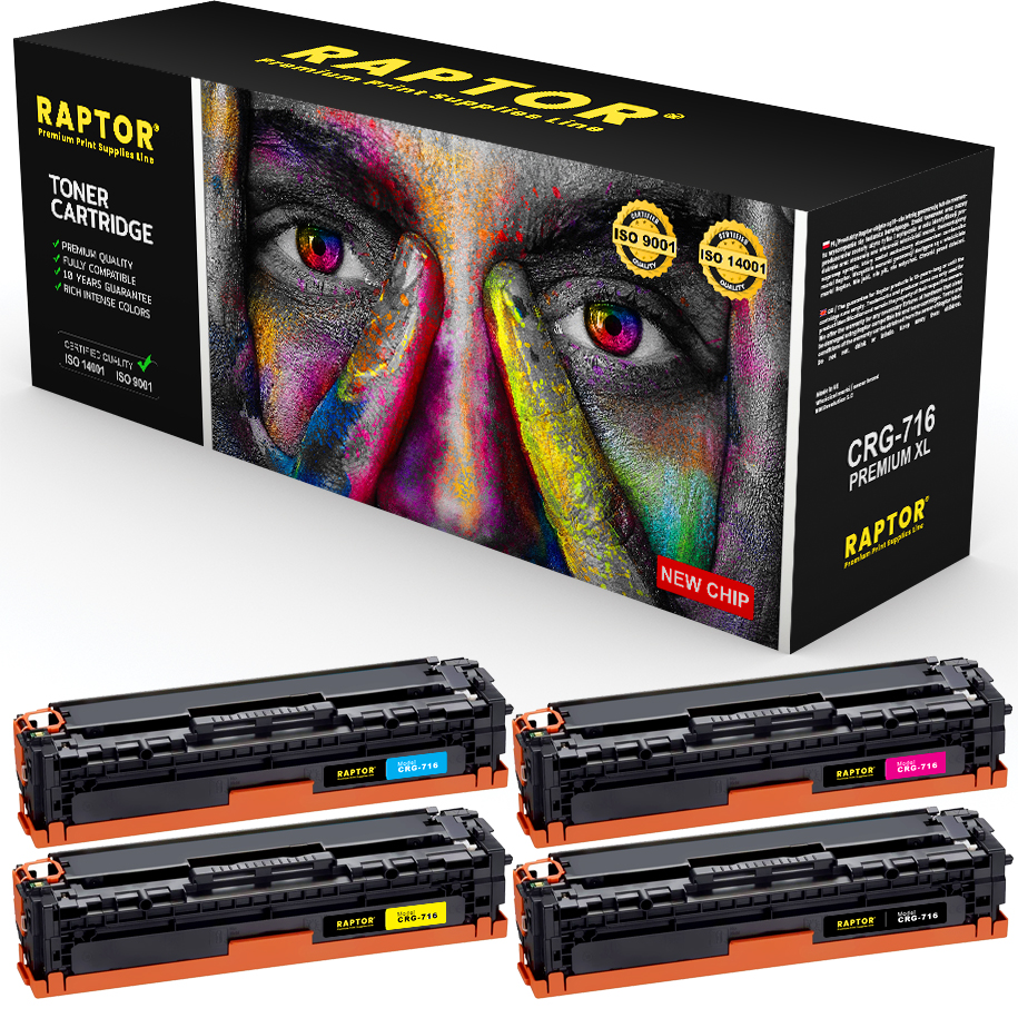 4x Toner Pro Canon i-SENSYS MF8030 MF8030Cn CRG716