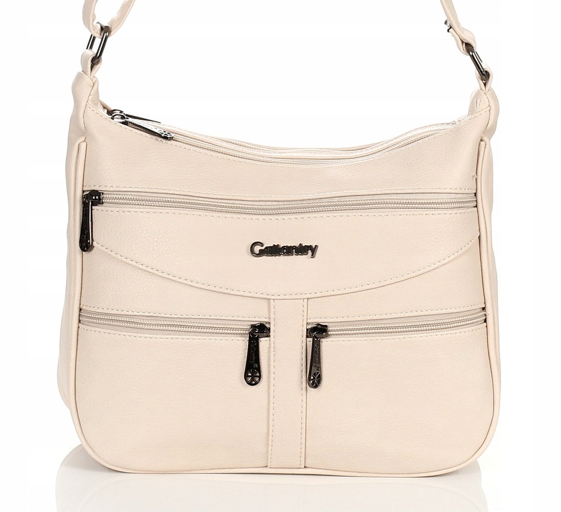 GALLANTRY torebka listonoszka skóra ekologiczna beżowy