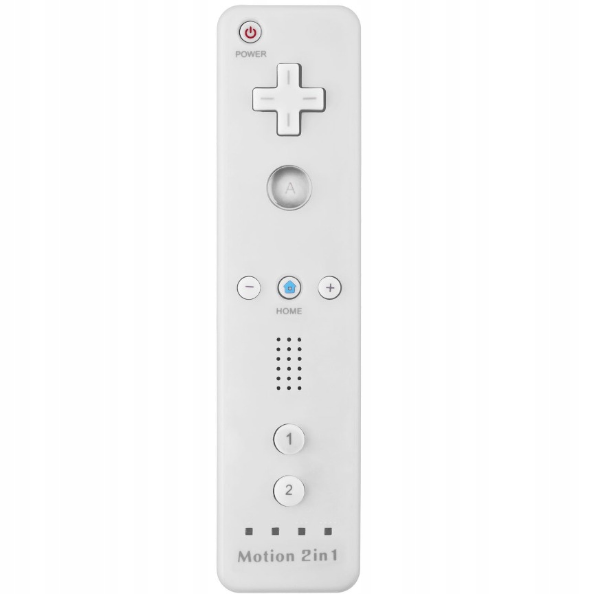 Kontroler Wii Remote Plus Wiilot pilot do konsoli Wii Wii U biały