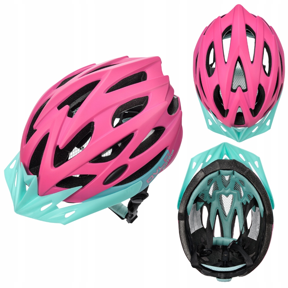 Kask Rowerowy Z Regulacją Na Hulajnogę Z Daszkiem Dla Dziecka 52-56 cm