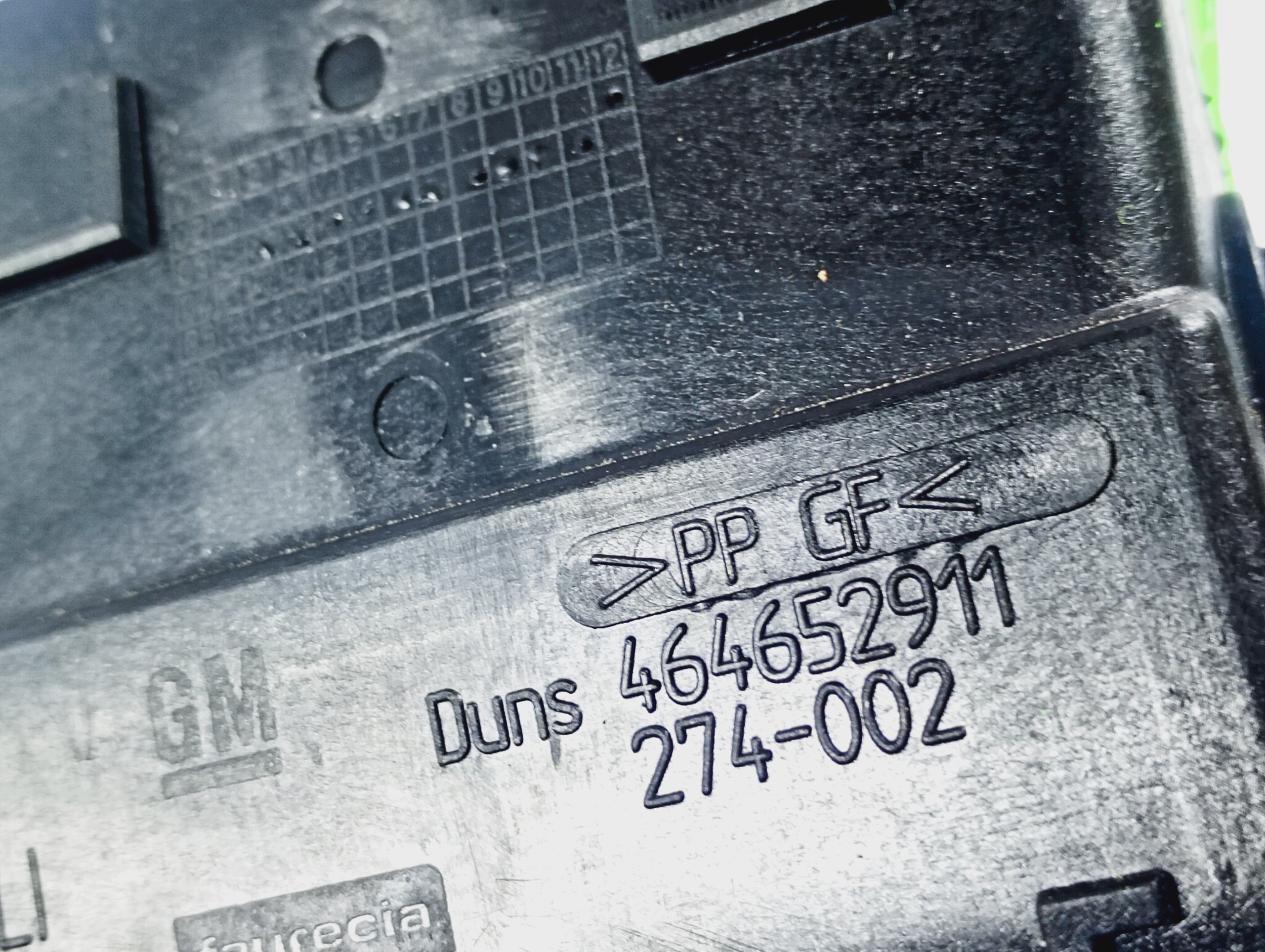 grid air conditioning devices air left driver´s OE 464652911 Opel Meriva A 03-10
