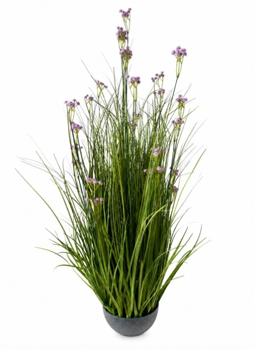 Sztuczna trawa dekoracyjna łąkowa lawenda gęsta 90 cm