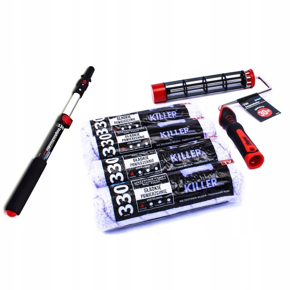 Blue Dolphin 330 Malířská Sada 4x Váleček Killer 25cm/9mm Držák Hole