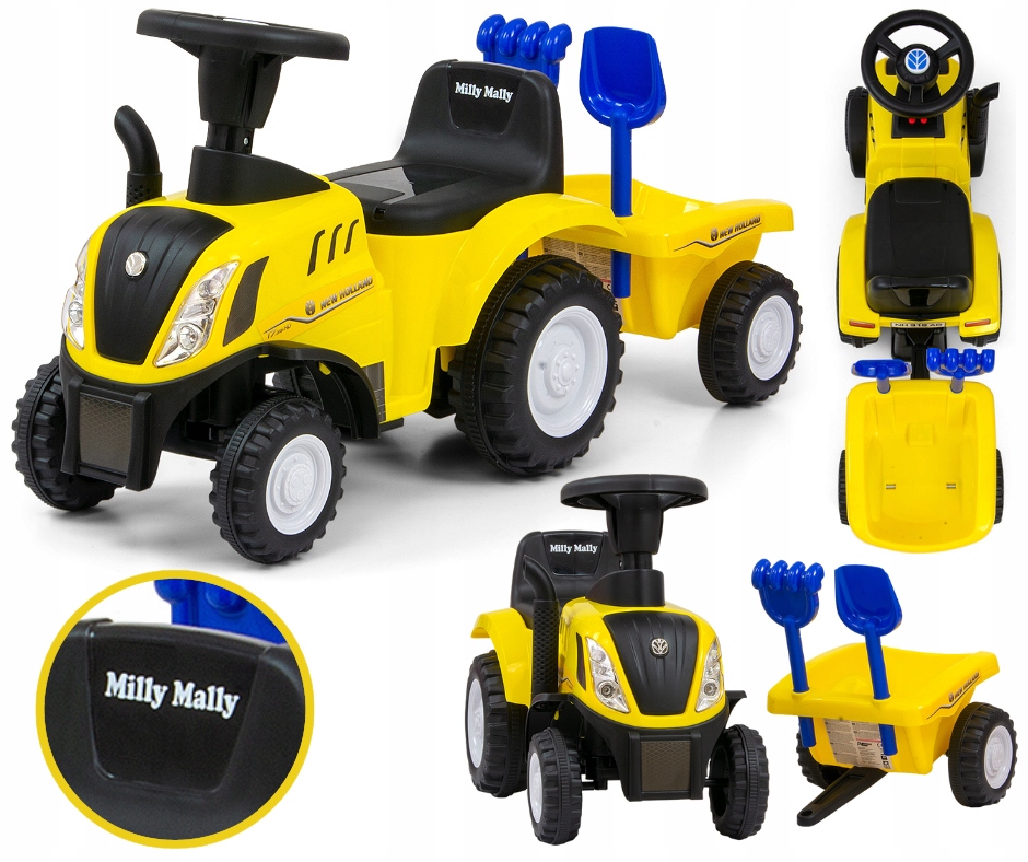 

Jeździk przyczepka traktor New Holland Milly Mally