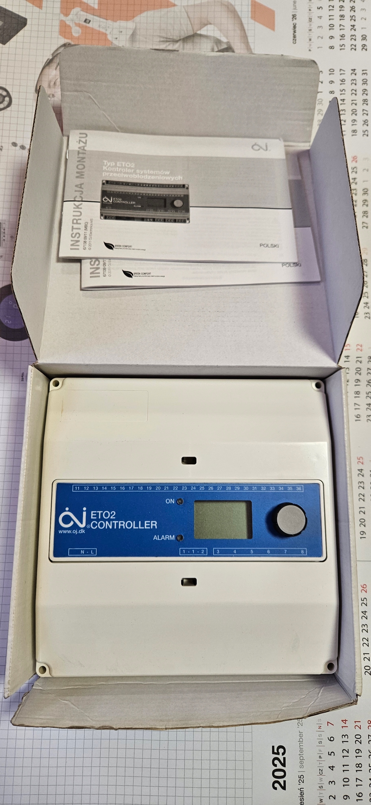 Regulator Termostat Luxbud ETO2-4550-PL28