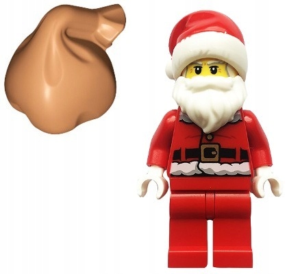 

Minifigurka hol285 Lego Święty Mikołaj z workiem