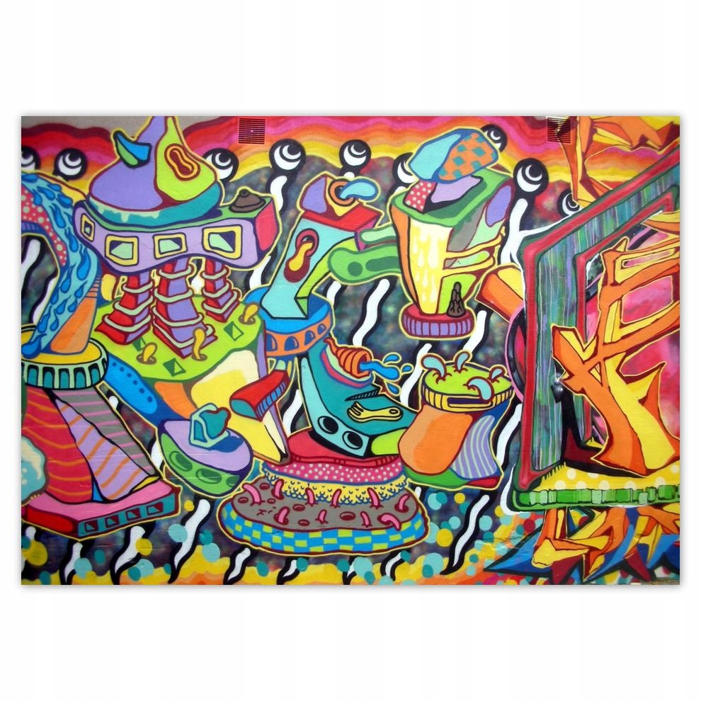 

Naklejki 70x50 Graffiti Sztuka uliczna