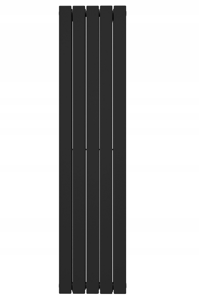 Grzejnik dekoracyjny pionowy podwójny 1800x390 czarny podł. lewe/prawe