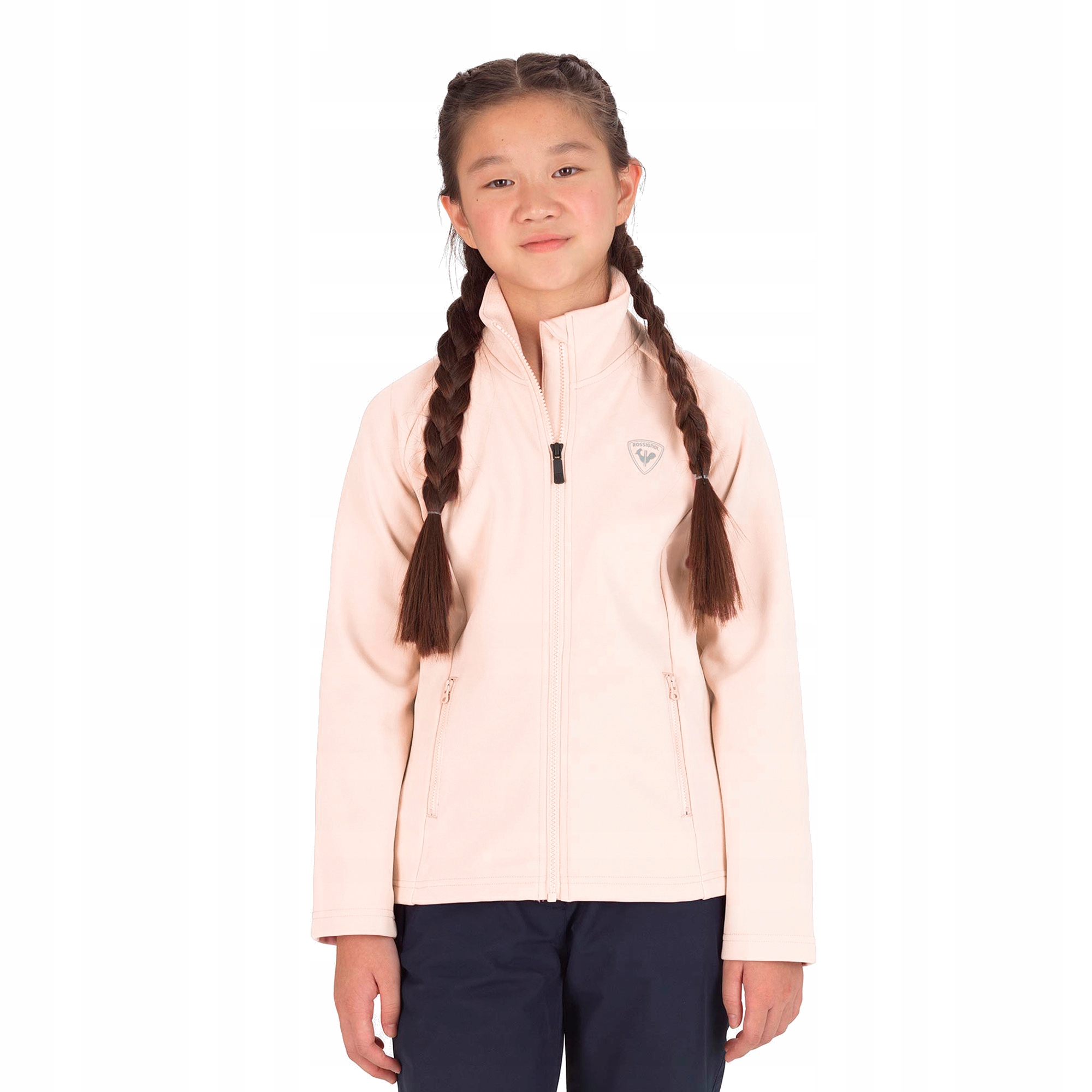 Dětská mikina Rossignol Fz Clim pink 16