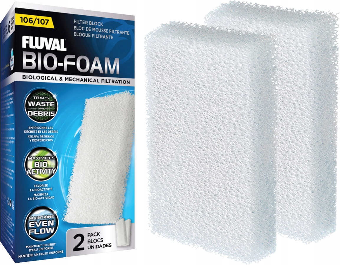 

Fluval Bio Foam 2szt Gąbka Filtr 104 105 106 107